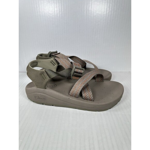 Chaco Cushz Men's Casual Sandals Frond Truffle Size 10 JCH109837Z NEW